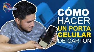 CÓMO HACER UN PORTA CELULAR CASERO DE CARTÓN