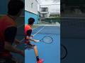 volley vs stroke🎾#Shorts