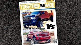 Lifted Ram Laramie Cummins on 26’s vs Ford F-150 Lifted on 24’s – TogetherWeMod – Ep72