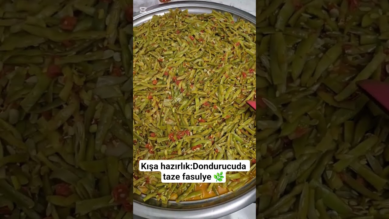Dondurucuda Taze Fasulye | Kışlık Fasulye Hazırlama #shorts #tazefasulye