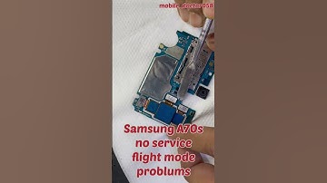 Samsung A70s no service/ flight mode solution #reels #reelsinstagram #mobilerepairing