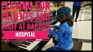Playing piano at Baptist Hospital Homestead