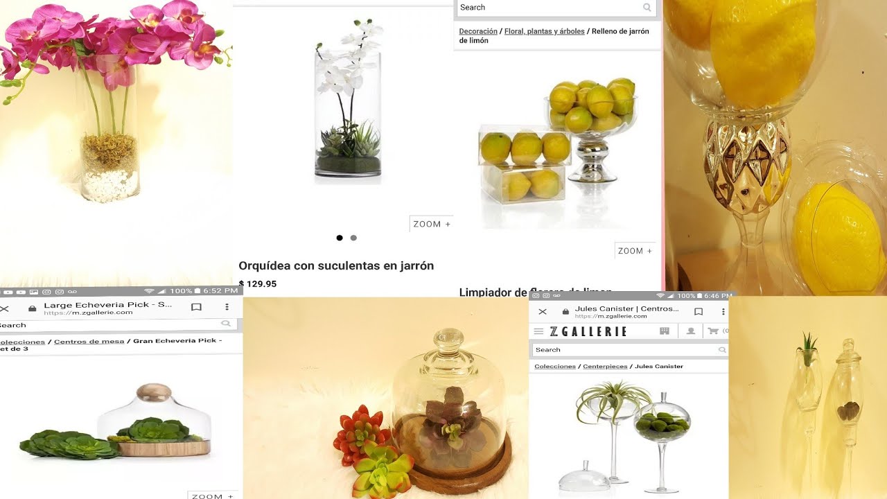 4 DIY INSPIRADO EN Z GALLERIE/ COLECCIÓN JULES CANISTER DIY DOLLAR TREE