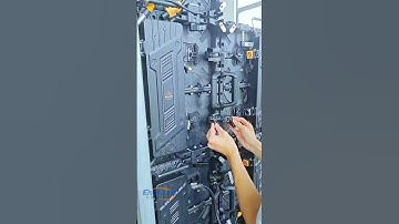 Stage advertising LED screen box installation. #leddisplay #ledvideowall #eagerled #ledscreens
