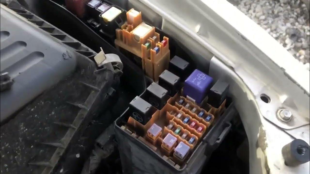 2000-2004 Toyota Avalon Fuse Box Locations - YouTube