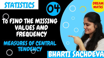 How to find the missing values and frequency|Measures of central tendency|Statistics|BBA|BCOM|BCA