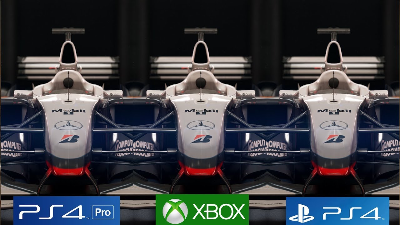 F1 2017 - PS4 vs PS4 Xbox One Graphics Comparison -