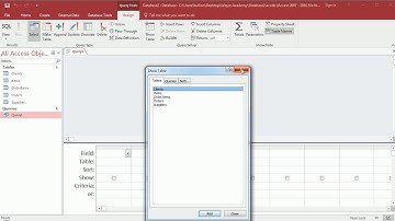 SQL course - SQL-view in Microsoft Access (lesson 2)