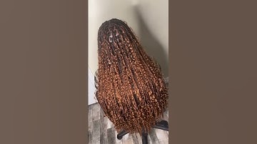 Medium Knotless Island Twist For Fall 🍂 #oqhair #knotlessbraids #twist #fallcolors #blackgirlmagic