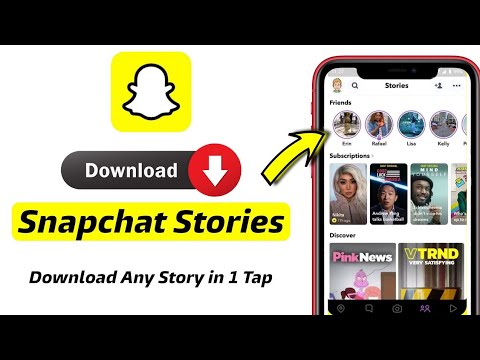 How To Download Snapchat Stories To Gallery | Snapchat Par Kisi Ki Story Kaise Download Kare
