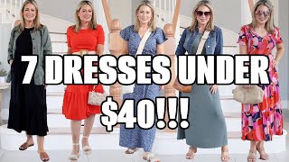 Everyday Casual Dresses for Spring Under $40  + Skincare for Women over 40