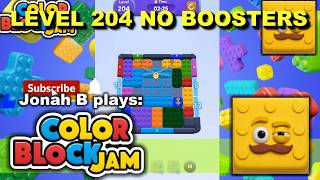 Color Block Jam Level 204 No Boosters