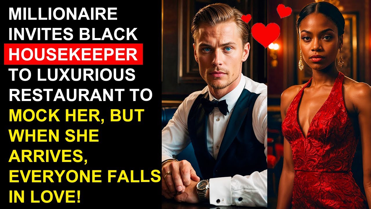 Millionaire Invites Black Housekeeper to Luxurious Restaurant to Mock Her, but When She Arrives...