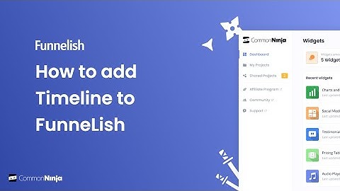 How to add a Timeline to Funnelish