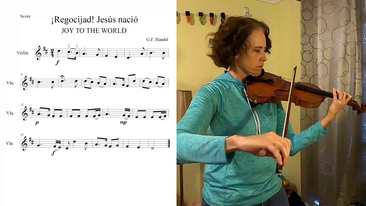 Regocijad, Jesús to World for VIOLIN - YouTube