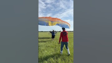 He came to refine his technique 🪂😎  #paramotororlando #paramotor  #shorts