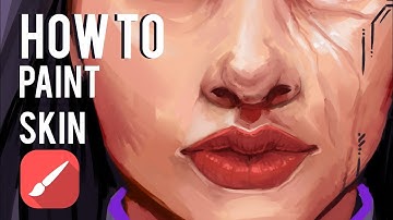 How I Paint Skin in Infinite Painter
