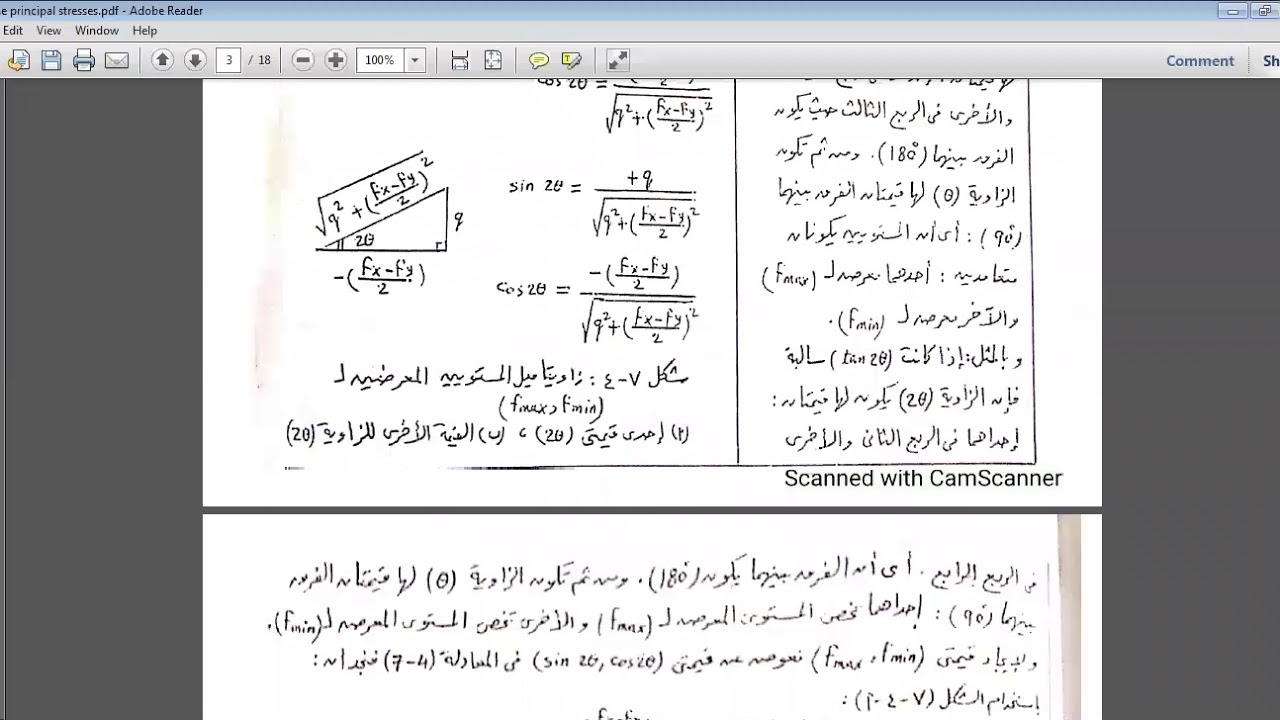 Dr. Hala Refat - CMC 202 - Lec 10 - The principal stresses - YouTube