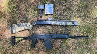 V3 Tac-13 And Saiga 12 Slug Velocity Difference