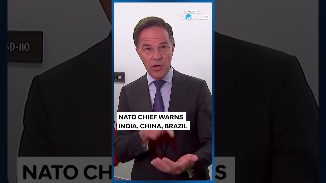 If You Live In Beijing Or Delhi NATO Chief S Warning Over Russia Trade