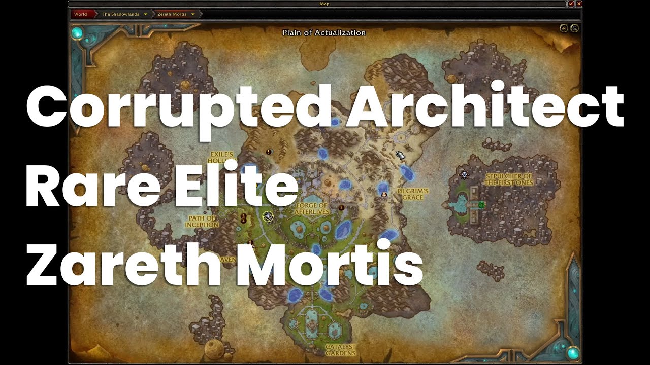 Corrupted Architect Location Rare Elite Zereth Mortis Shadowlands