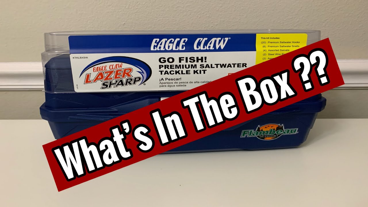 eagle claw go fish tackle box Catfish Kit Hooks tackle and rigs Eagle Claw Go Fish Extreme