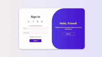 How To Make SignIn-SignUp Form Using HTML CSS &JavaScript |With Source Code|#signinform #signupform