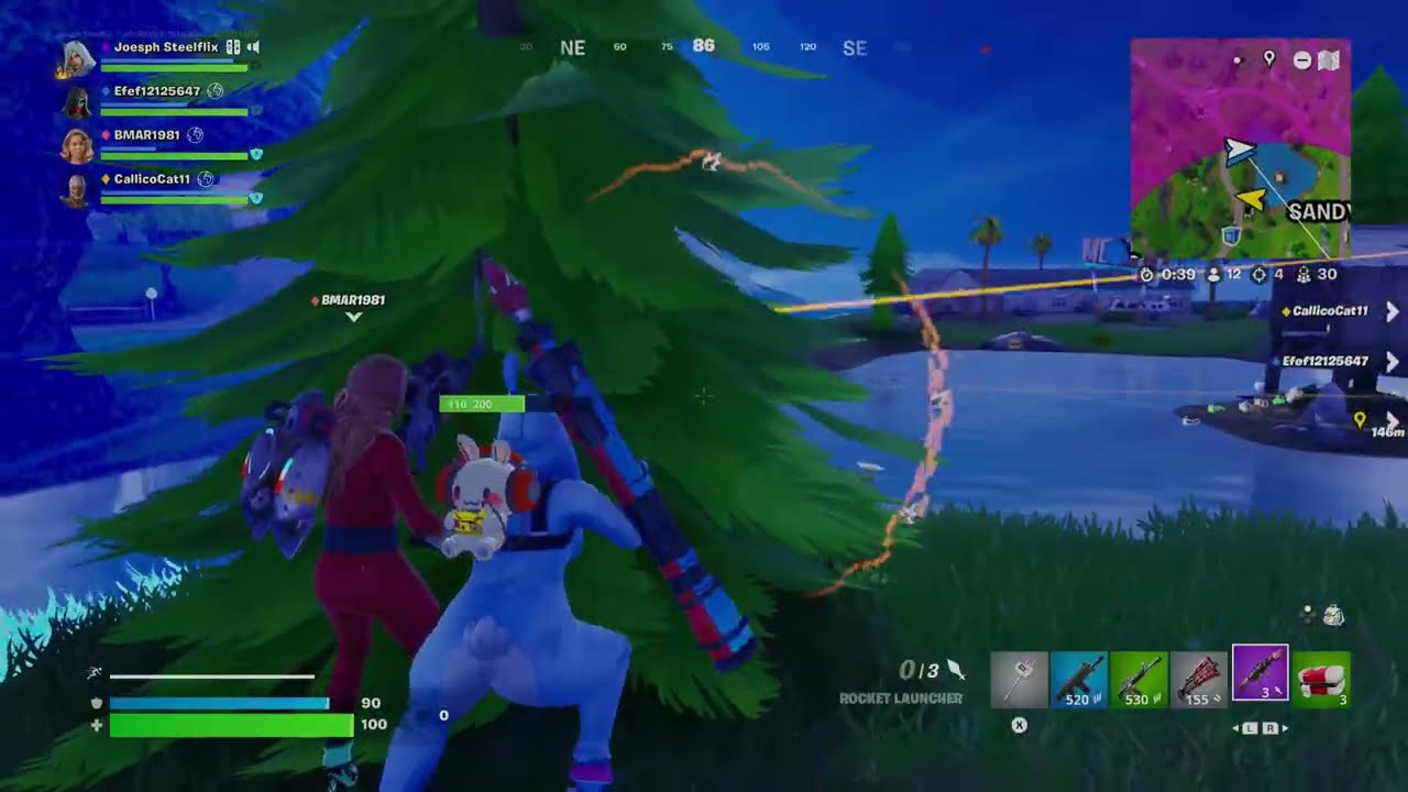 Fortnite Match #396: Miss Bunny Penny hops into Reload!