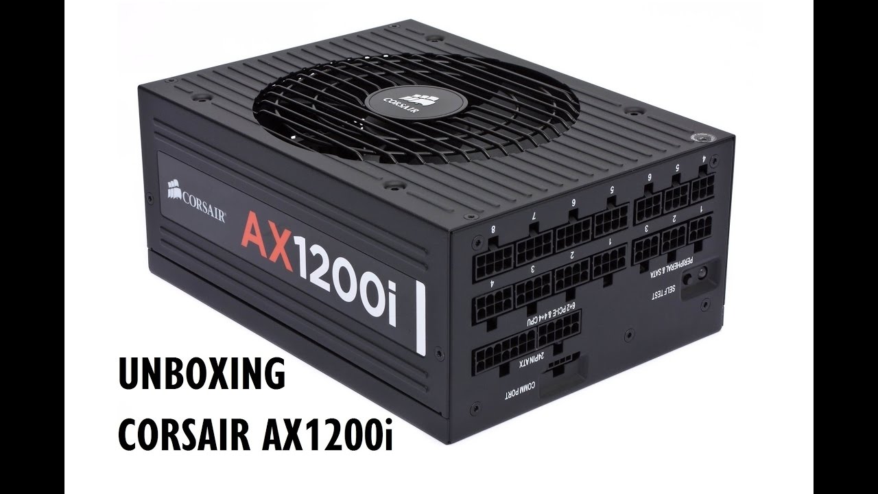 Corsair AX1200i - unboxing 