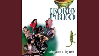 Video thumbnail of "Desorden Público - Postizo"