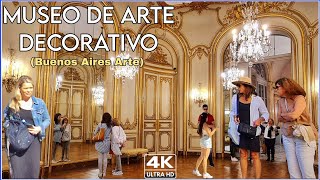 【4K】Museo Nacional de Arte Decorativo - Buenos Aires, Argentina | 4K Palacio Errázuriz Alvear