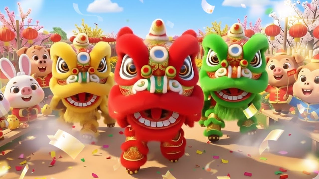 Tết Là Tết - Nhạc Tết Múa Lân Ông Địa Sôi Động Nhất 2026 - BÉ THÍCH MÊ - Nhạc Thiếu Nhi Vui Nhộn 4K