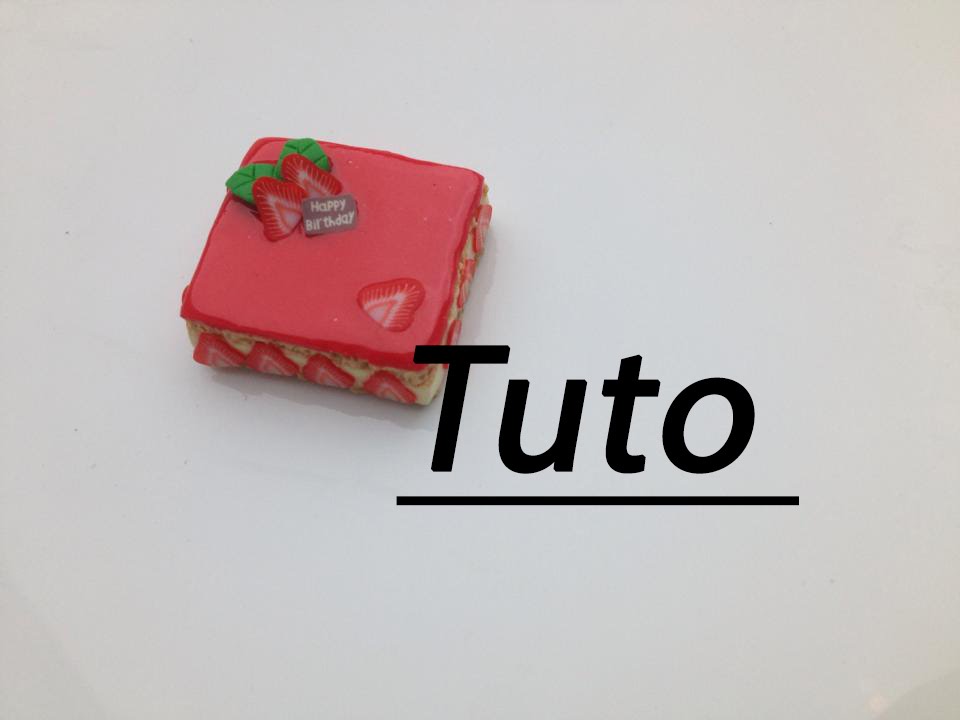 Tuto Fimo - Fraisier - YouTube