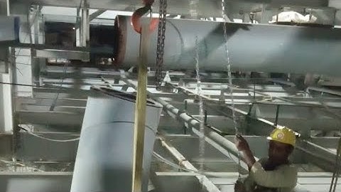 Pipe Lifting & Shifting By Chain Block