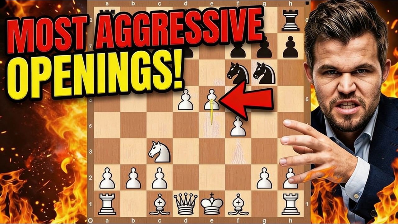 Opening Attack 7 Most AGGRESSIVE Chess Openings 🔥 - YouTube