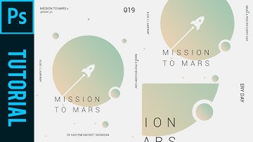 Simple Space Poster - Tutorial Photoshop CC 2019
