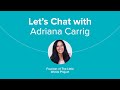 Let&#39;s Chat with Adriana Carig, Little Words Project