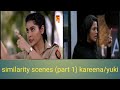 kareena / yuki same dialogue similarity scenes. madam sir, hassina, karishma..