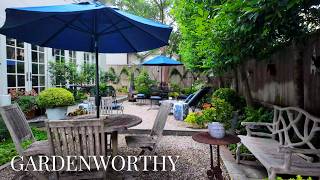 A Lush Houston Garden with Hydrangeas, Boxwoods and Birdlife | Garden Tour