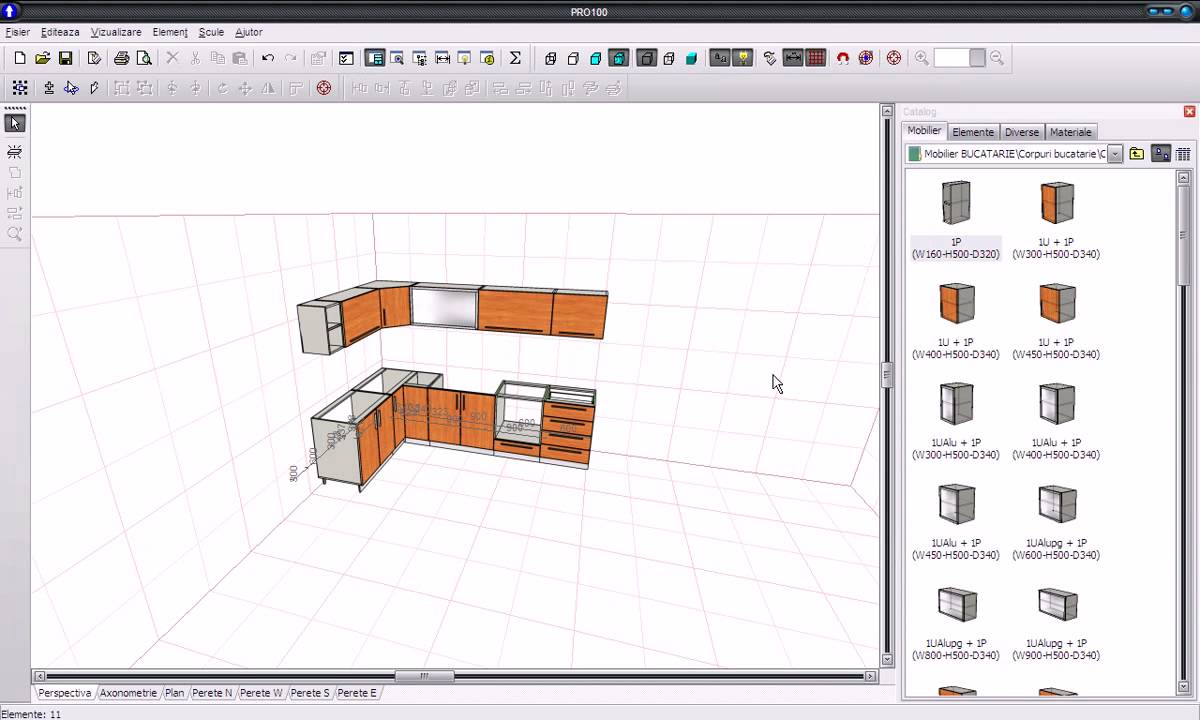 PRO100 - 3d furniture design software - catalog corpuri ...