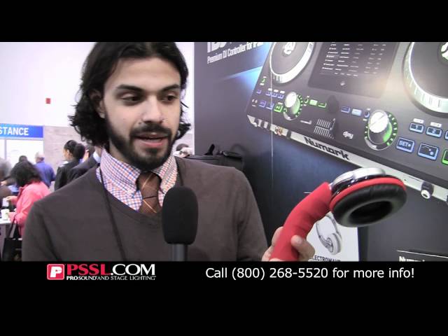REDPHONE Full-Range DJ Stick Headphones from Numark - YouTube