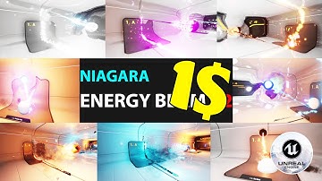 Niagara Energy Beam Pack V2 Vfx Visual Effects - Unreal Engine 3D Free Assets