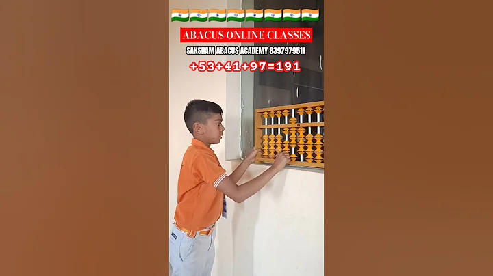 Learn Abacus | Abacus Level 2 Video | Saksham Abacus Academy #maths #finger_abacus #kids #amazing