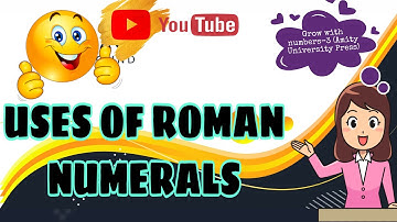 Std.-3, Mathematics|| Uses of Roman Numerals (Ch-2) | by Khushbu Jain