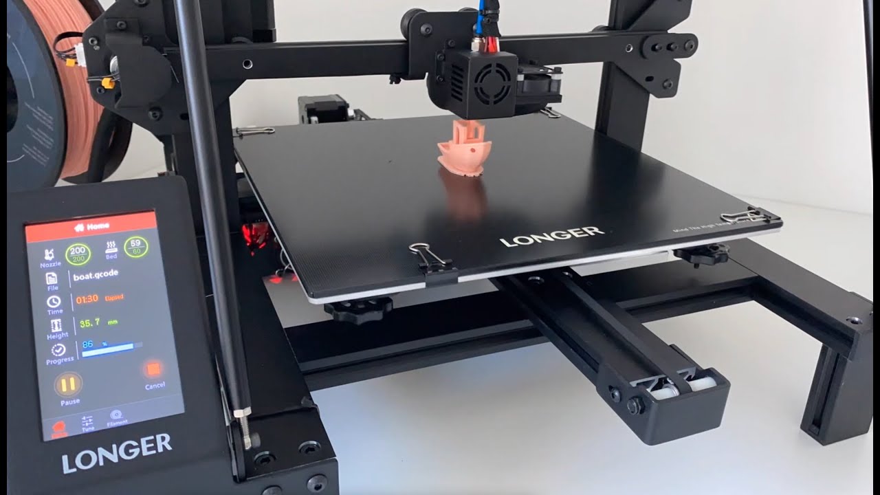 Longer FDM LK5 PRO 3D printer timelapse - YouTube