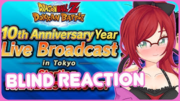 『DBZ: DOKKAN BATTLE』Blind Reaction to Dokkan Live 10th Anniversary Stream! Daima, please?!