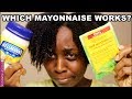 Mayonnaise For Hair Before and After | WHICH WORKS BETTER?