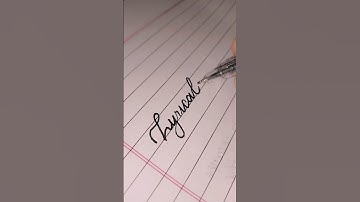 How to write in cursive writing ✍🏻 Cursive Writing #howto #cursivewriting #writing #shorts