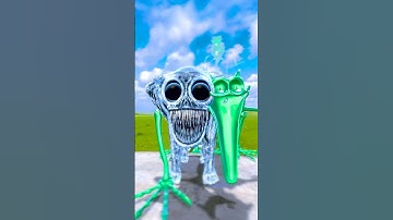 SIZE COMPARISON ZOONOMALY FAMILY VS EMERALD CATNAP POPPY PLAYTIME ALL SIZES MONSTERS