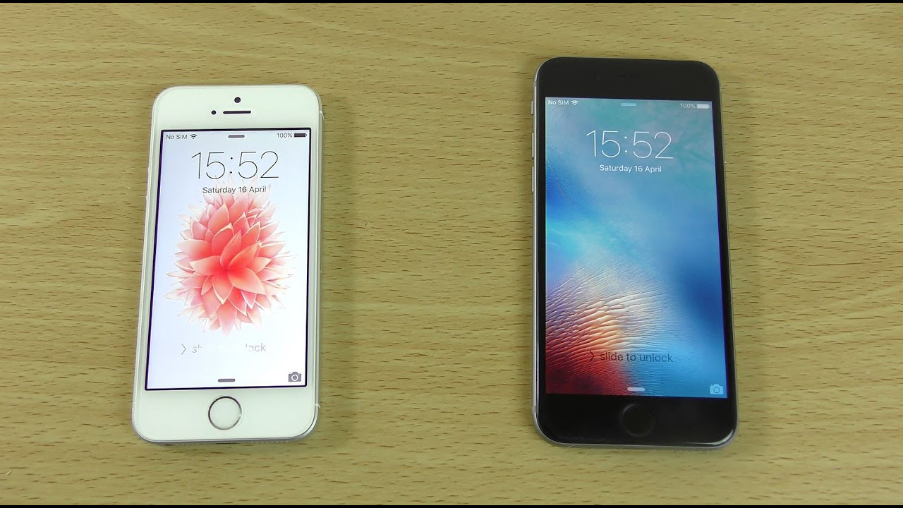 Apple iPhone SE vs iPhone 6 - Speed  amp  Battery Test 